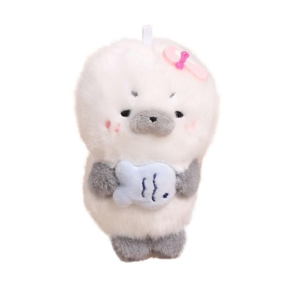 Soft Seal Stuffed Animal Keyring Stuffed Seal Soft Plush Doll Keychain Girls Gift