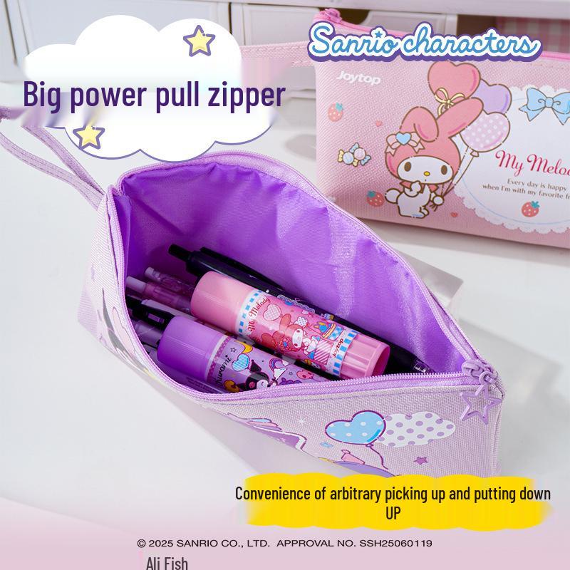 Sanrio Kuromi Pencil Case - Stylish Stationery Box for Primary School Students.