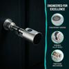 Cylinder Type Electronic Lock Black Color Bluetooth Door Lock Remote Door Lock  Door Access Control