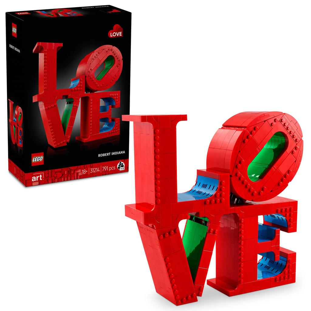 LEGO LEGO Art LOVE Toy, Birthday Gift, Building Blocks, Mother's Day Gift, Father's Day Gift, Men's, Women's, Interior Decor, Stylish, Mom, Dad, 31214