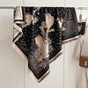 Fashion Printed Imitation Cashmere Warm And Cold Student Dual-Purpose Shawl Age-Reducing Scarf Women