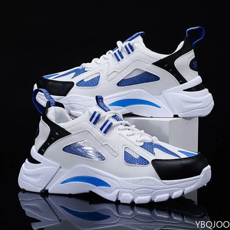 Spring summer new casual comfortable men's shoes fashionable versatile thick soled breathable sports shoes minimalist sneakers