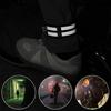 Cycling Pants Reflective Band High Visibility Elastic Adjustable Men Women Night Running Warming Leg Ankle Strap Cycling Accessories