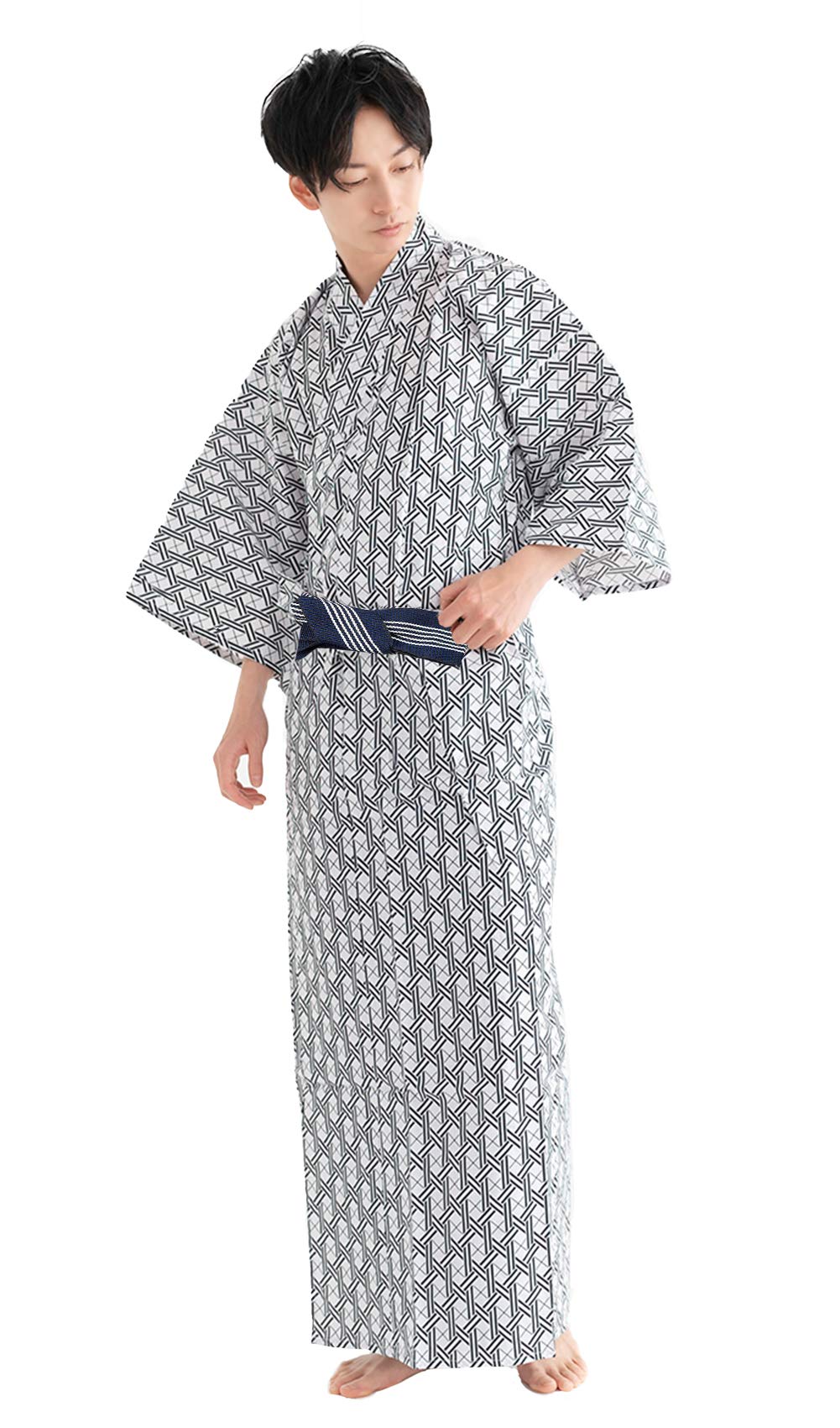 

Kyoetsu Рёкан Комплект Юката Мужской 3 предмета (Юката/Ко-пояс/Танцен оби) (145, 02)