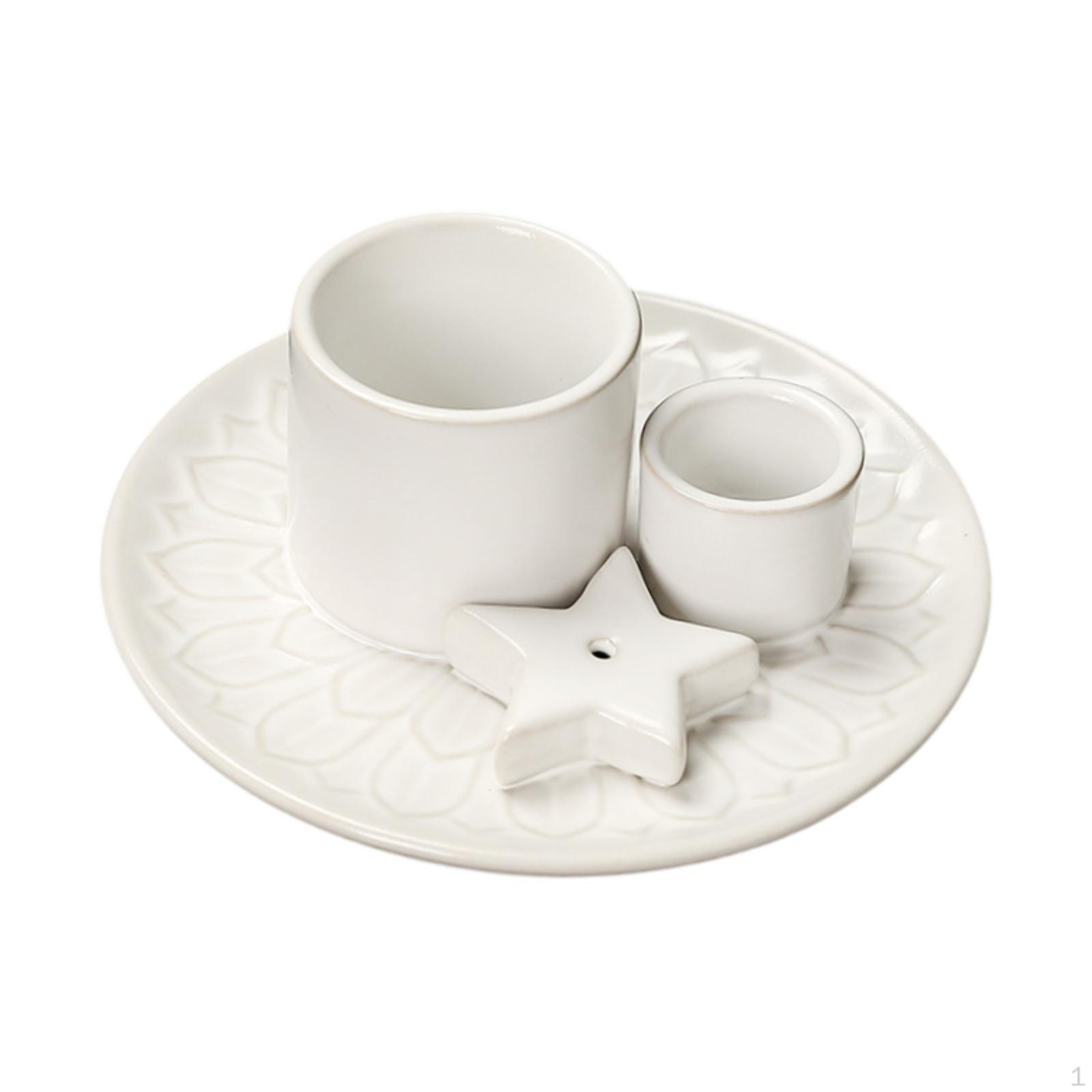 

Ceramic Holder for Incense And Palo Santo, Ideal Study Office белый