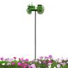 Dekorativer Traktor-Erdspieß Skulptur Garten Dekoration Metall Windmühlen-Erdspieß für Vorgarten Terrasse Veranda Hinterhof Rasen Blumen
