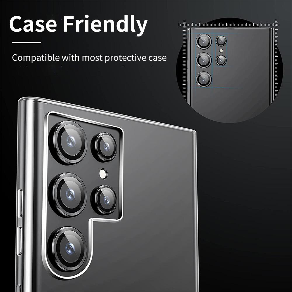 For Samsung Galaxy S26 Ultra Camera Lens Protector ENKAY Hat-Prince Metal Ring Lens Film