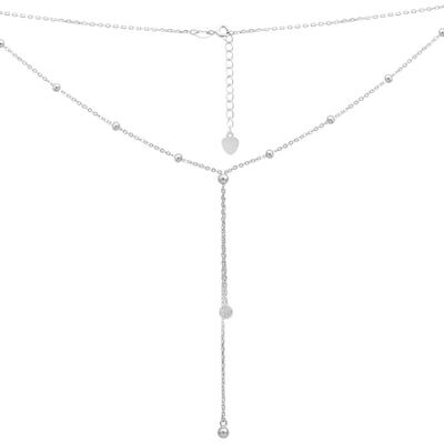 Silver Necklace Without Stones, Product Weight 3.21 G (2196969)
