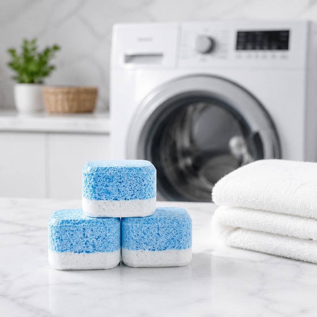 Washing Machine Cleaner Effervescent Tablets for Stain and Removal