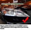 Transparent Housing Front Headlights Lens Shell Cover Lampcover Lampshade For Lexus ES XV40 pre-facelift ES240 ES350 2006-2009
