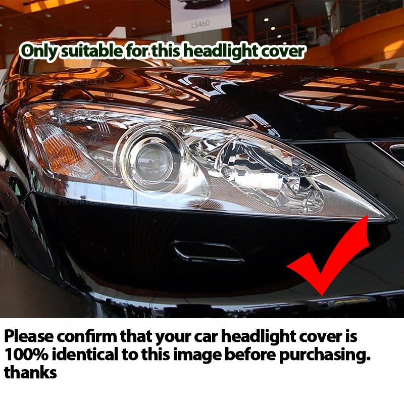 Transparent Housing Front Headlights Lens Shell Cover Lampcover Lampshade For Lexus ES XV40 pre-facelift ES240 ES350 2006-2009