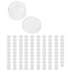 100Pcs Plastic Storage Box Clear Jewelry Organizer Practical Watch Parts Box  Beads Storage