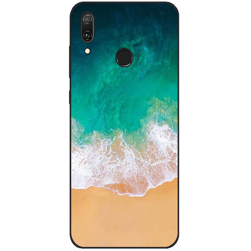 For Huawei Y7 2019 Case Y 7 2019 Silicone TPU Back Cover Protective Phone Case For Huawei Y7 Y7 Prime 2019 Bumper Fundas Coque