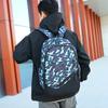 Middle School Schoolbag Geometric Printed Large Capacity Girls Boys Backpack