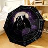 Raven And Celtic Knots Umbrella 8-Frame for Travel, camping, Casual Lightweight Portable Umbrella, Essential for every family Holidays Gift