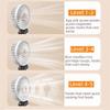 Adjustable Bracket Handheld Folding Fan 2400mAh Stroller Fan Air Conditioner Fan  Office Use