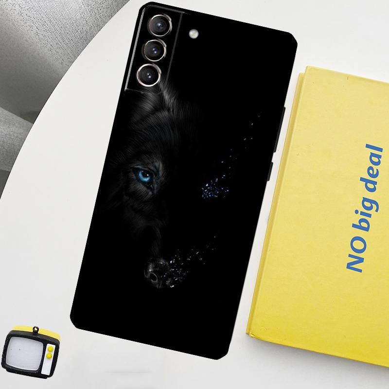 Wolf Phone Case For Samsung Galaxy S25 S24 Ultra S20 S21 S22 S23 Plus S9 S10 S24 FE S25 FE Cover