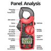 Digital LCD clamp meter, AC/DC multimeter, current amp capacitance pliers, amp resistance tester