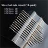 12/24/36pcs Elderly Blind Needle Side Hole Hand Home Sewing Stainless Steel Sewing Waste Thread DIY Jewelry
