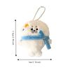 Plush Seal Plush Keychain Fluffy Bag Charm Sea Theme Animal Key Pendant  Girls