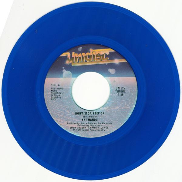 

7inch Record KAT MANDU Dont Stop Keep On UN122 Unidisc 1979 Canada SoulFunk Used