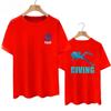 CMAS World Underwater Association PADI Diving Instructor Association Maglietta Unisex Abbigliamento e Donna Estate 2026 Nuova Maglietta