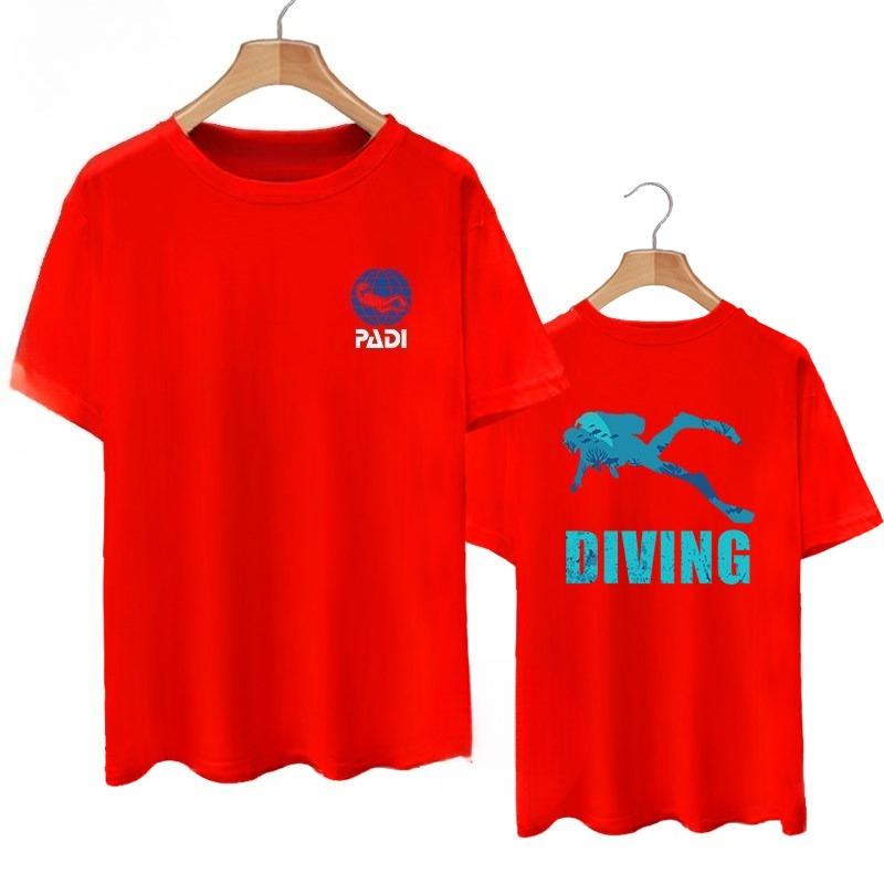 CMAS World Underwater Association PADI Diving Instructor Association Maglietta Unisex Abbigliamento e Donna Estate 2026 Nuova Maglietta