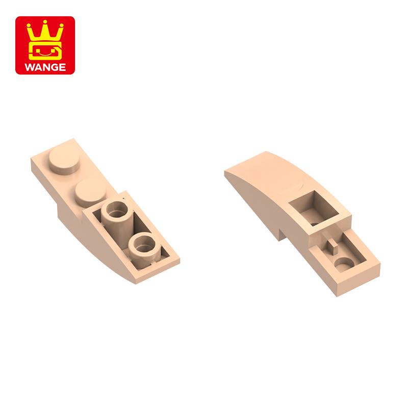 116Pcs/lot 13547 Slope Curved 4 x 1 Inverted Compatible featuring Block Moc Hue City Attachments Components