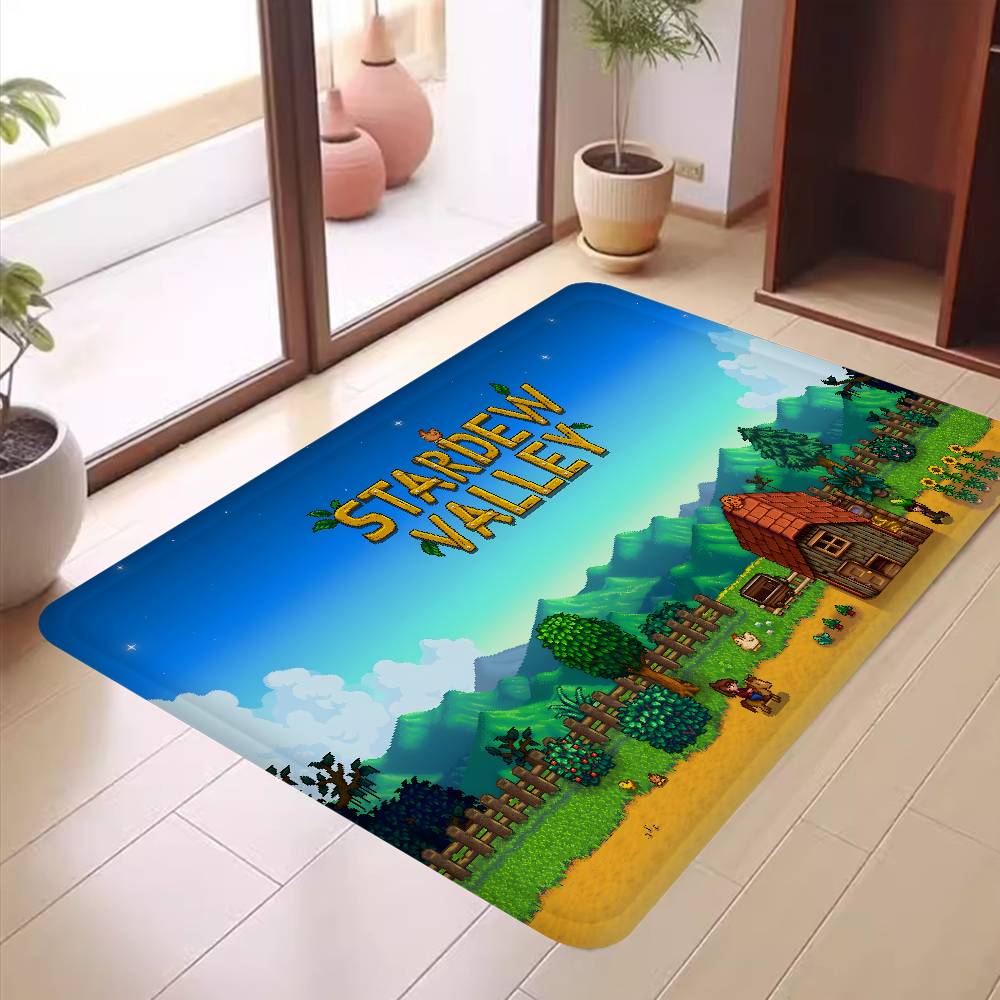 Anime Game Stardew Valley Kitchen Mat Nordic Style Bedroom Living Room Doormat Home Balcony Anti Slip Welcome Rug