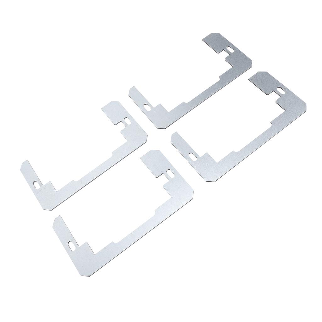 20PCS Wall Plate Spacer Zinc Plated Steel Flush Fit Device Leveling Plate for Fixing Wall