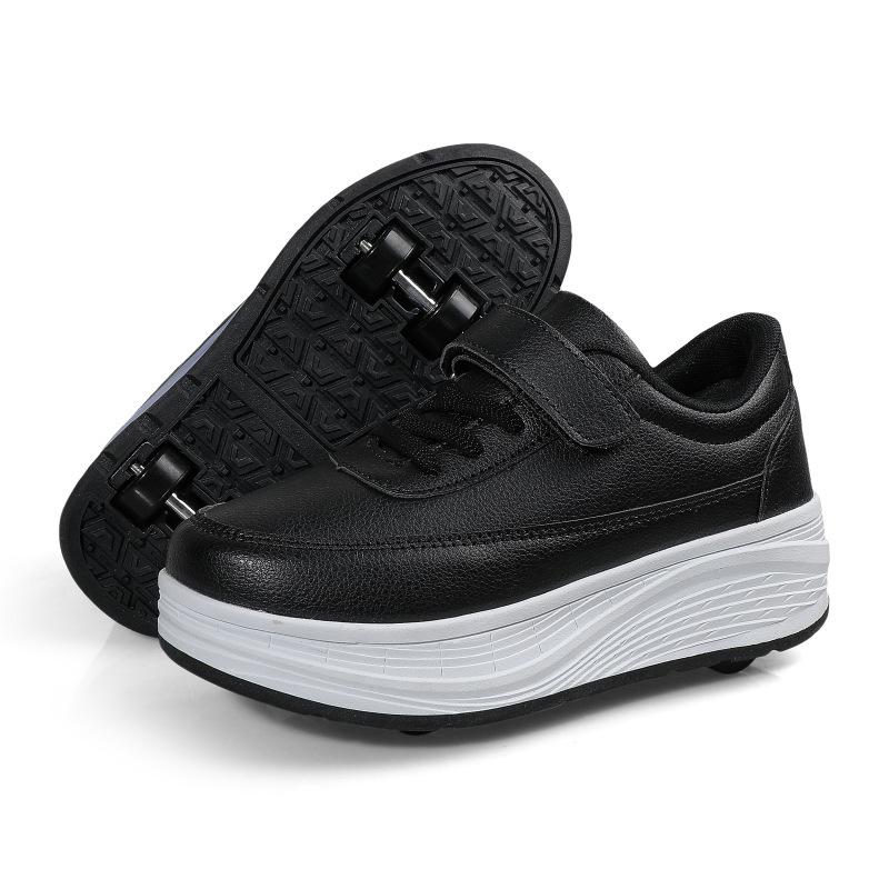 

Новые четырехколесные роликовые коньки, детские роликовые коньки с возможностью подзарядки, светящиеся светодиодные коньки на липучках, роликовые коньки с роликами, взрывные коньки 42