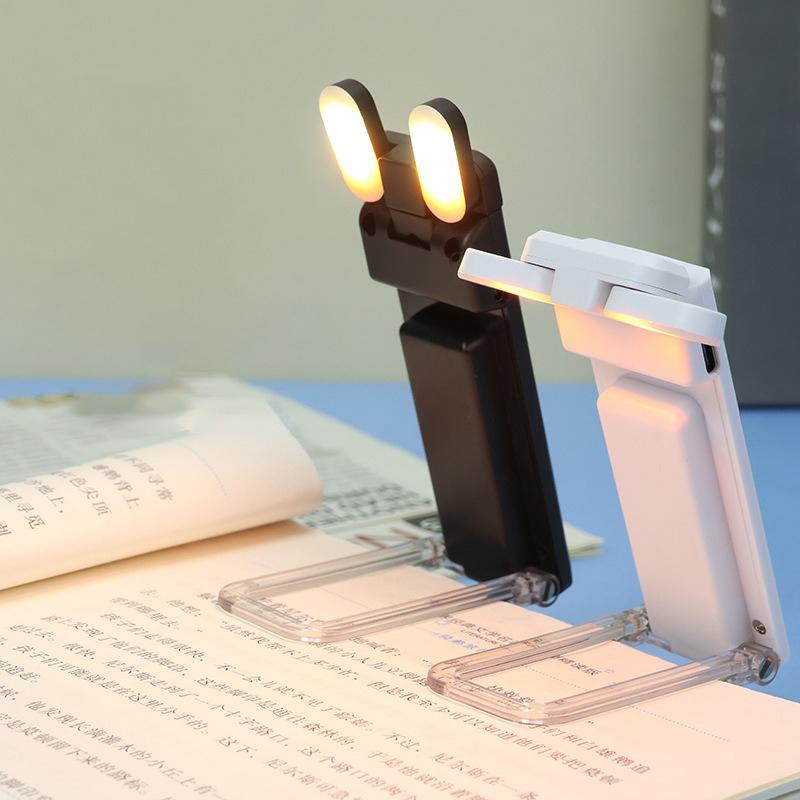 Okuma Usb Kitap Işıkları Taşınabilir Kitap Klipsi Gece Işıkları Led Şarjlı Kısılabilir Yatak Odası Göz Koruma Klipsi 360° Döndürülebilir Led Kitap Lambaları