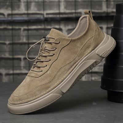 Low Top Men Casual Footwear Mens Sneakers Spring Autumn Daily Suede Leather Vintage High Quality Lace-Up Men Shoes 2022 Trend