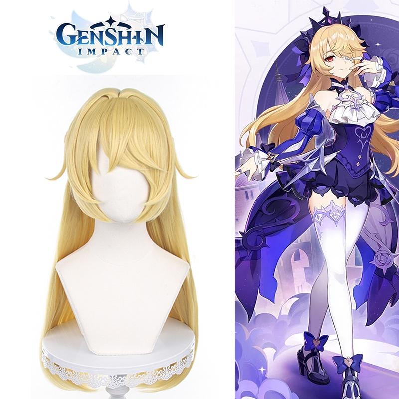 Genshin Impact Fischl Cosplay Wig Halloween Carnival Props