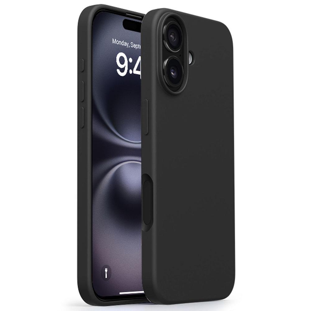 

For iPhone 16 Case Compatible with MagSafe Ultra Thin Liquid Silicone+PC Phone Cover