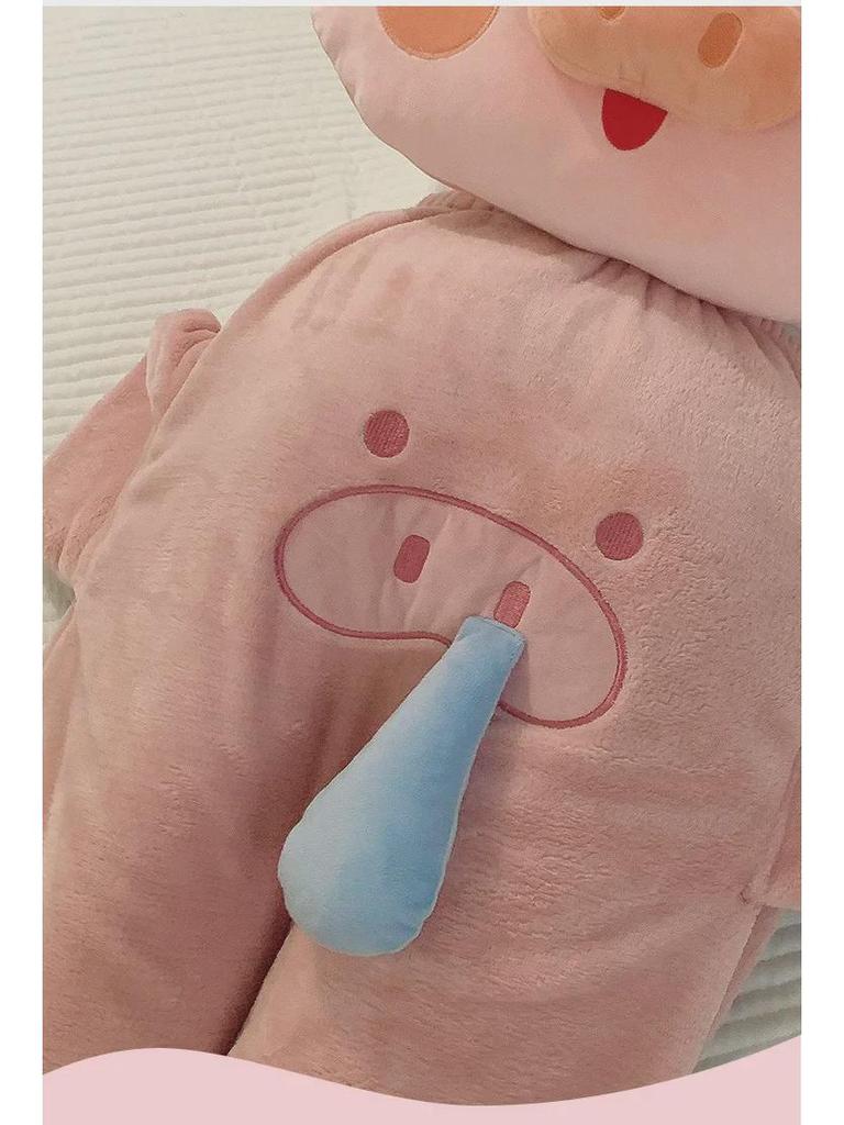 Cozy Coral Fleece Women's Pajama Pants - Autumn/Winter Casual Loose Fit