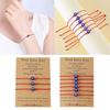 Classic Amulet Evil Nazar Eye Charm Bracelet 3/6 Pieces Red String Rope Braided Friendship Bracelets for Women