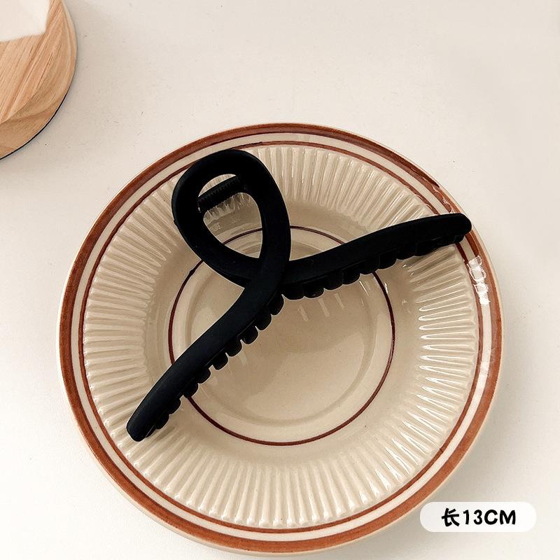 

Корейская большая однотонная заколка для волос, элегантные шпильки, заколка-краб для волос для женщин, девушек, квадратный головной убор, аксессуары для волос, украшения