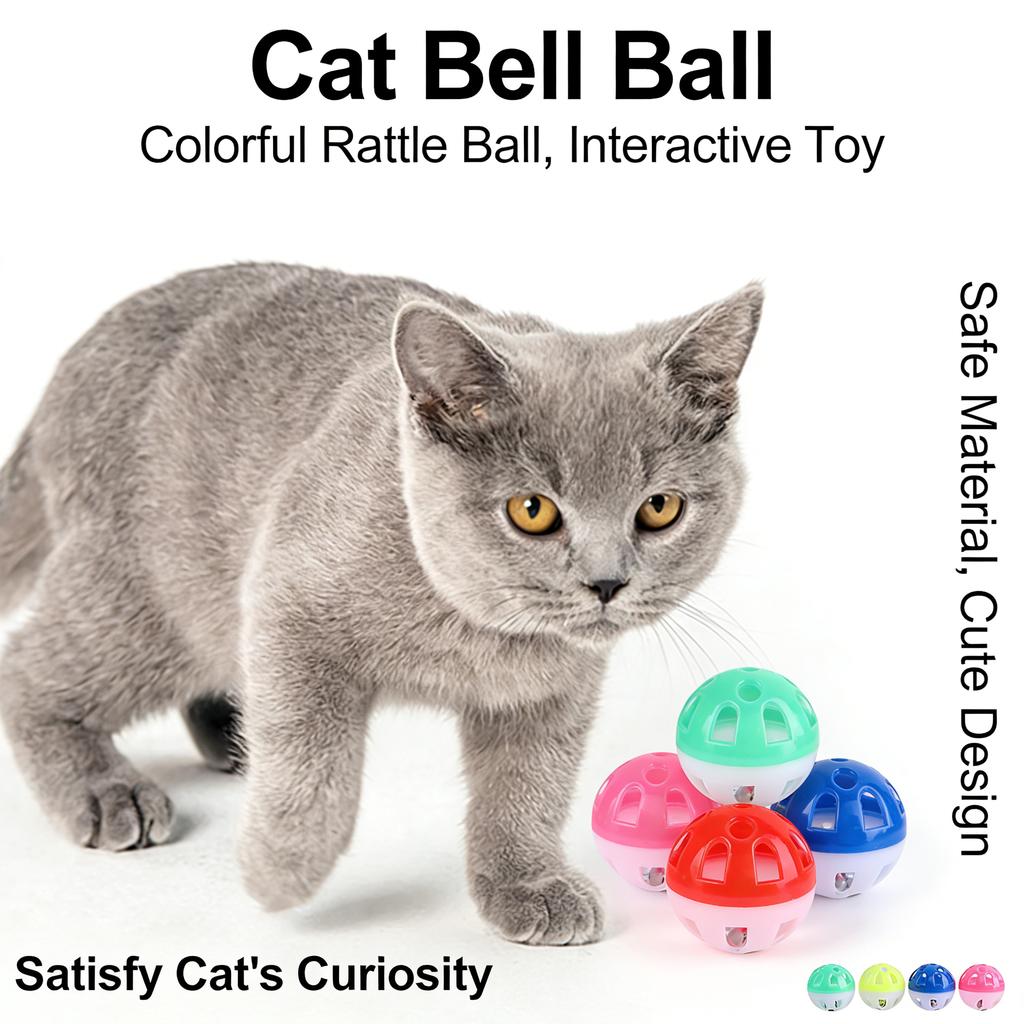 Interactive Cat Toys with Bell Balls for Indoor Play and Kittens