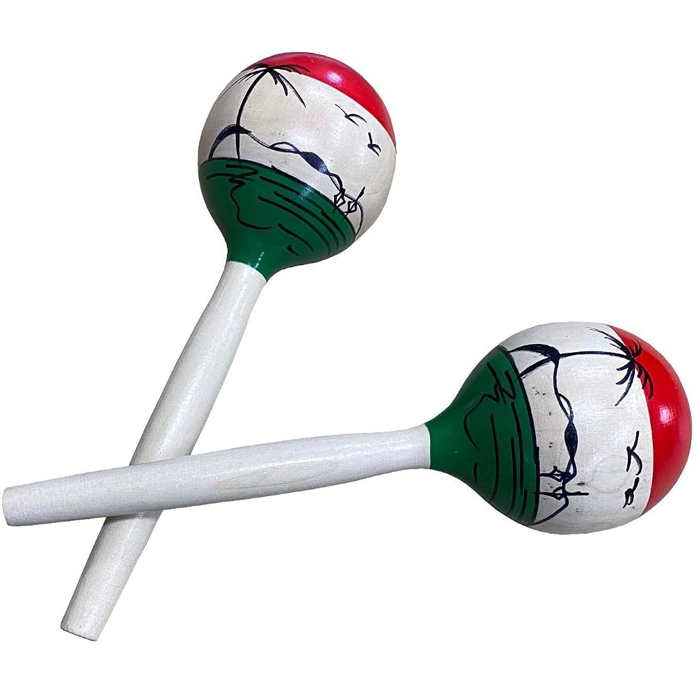 HOSCO Maracas, Round, 3 Colors, 95 x 315mm, HP-MR-R/TR