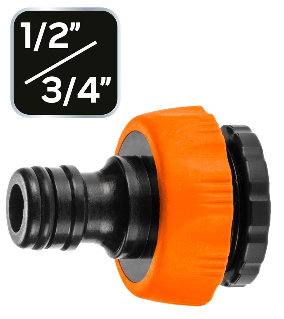 Tap connection 1/2"- 3/4"