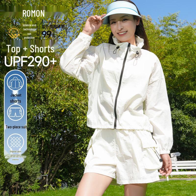 

Women s UV Protection Sun Suit Set with Shorts L