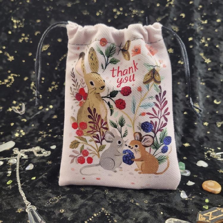 Velvet Birthday Candy Container Bakery Bags Candy Bags Wrapping Gift