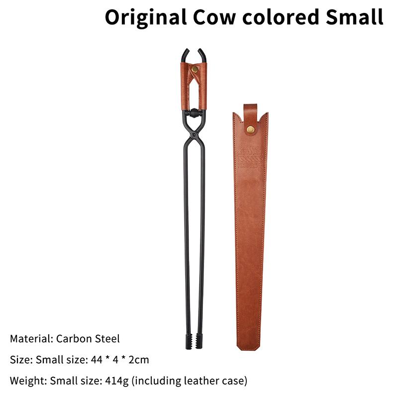 

Outdoor Barbecue Charcoal Tongs Portable Picnic Barbecue Long-Handled Fire Tongs Heat-Resistant Fire-Making Tools A2