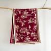 New warm women's scarf, elegant thickened scarf in autumn and winter, dual-purpose shawl, and a cold scarf for elders