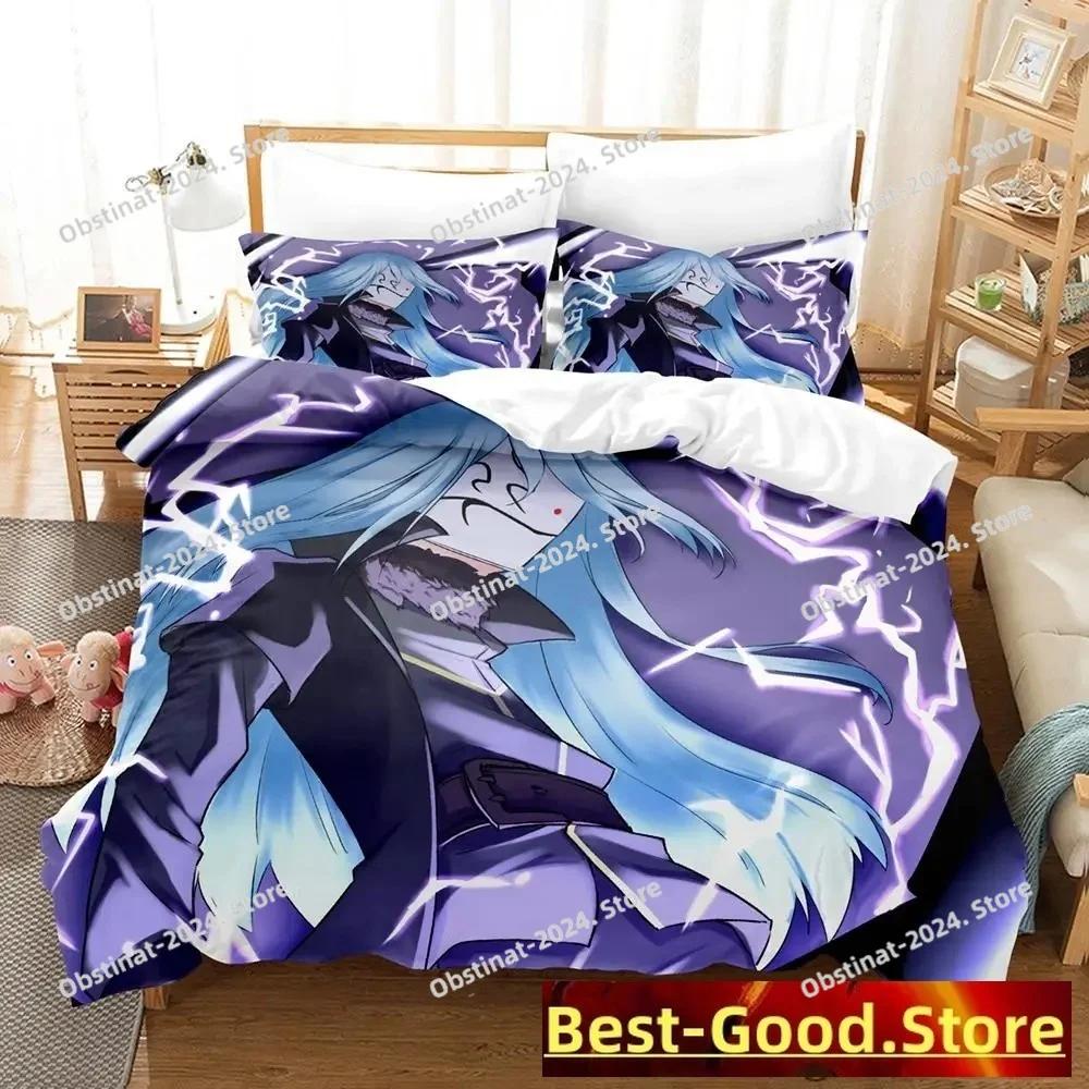 Rimuru Tempest Bedding Set Single Twin Printed Bed Set With Pillowcase Bed Duvet Cover Single Double Queen Super King Size