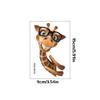 Selbstklebende Lustige Cartoon-Giraffe Schalter Wandaufkleber für Wohnzimmer Schlafzimmer Heimdeko