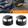 2pcs Aluminum Alloy Nut Cover with Wrench for 2008-Up Rear Axles Nut Cover Caps Replacement Accessories
