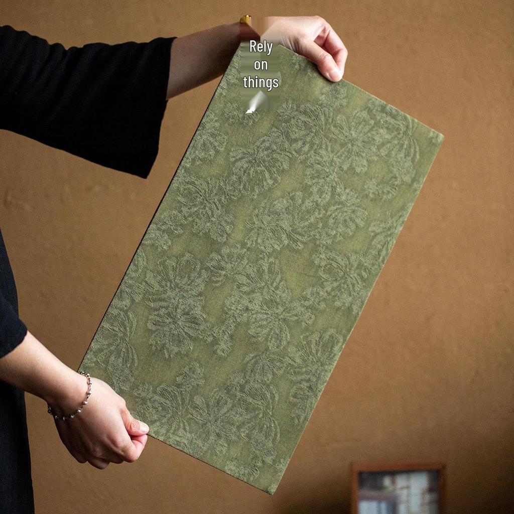 Mu Xi Retro Cloud Gauze Daisy Tea Mat - Chinese Style Tea Table Cloth Accessory