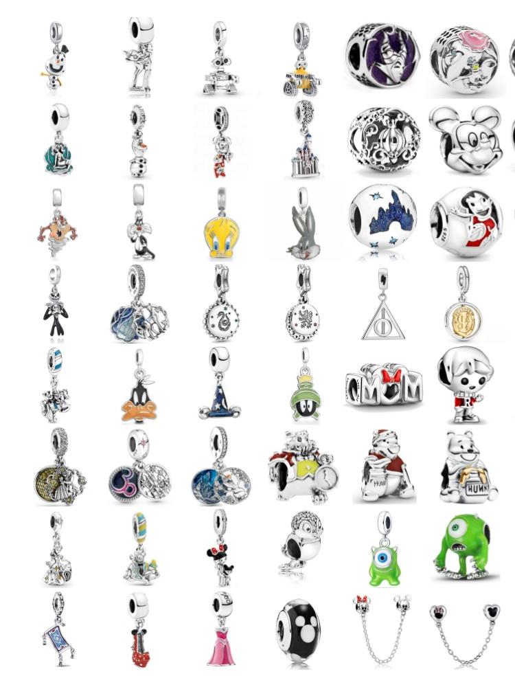 New Original Copper Plated Herocross Safety Chain Charms Pendant Cartoon Bead Fit Panloras Bracelet Women Diy Jewelry